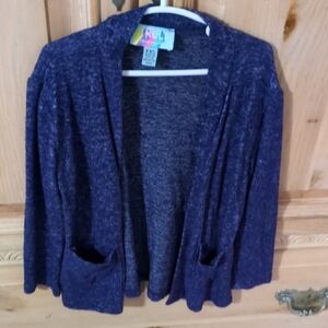 TRULY Kids Velvet Purple Blazer